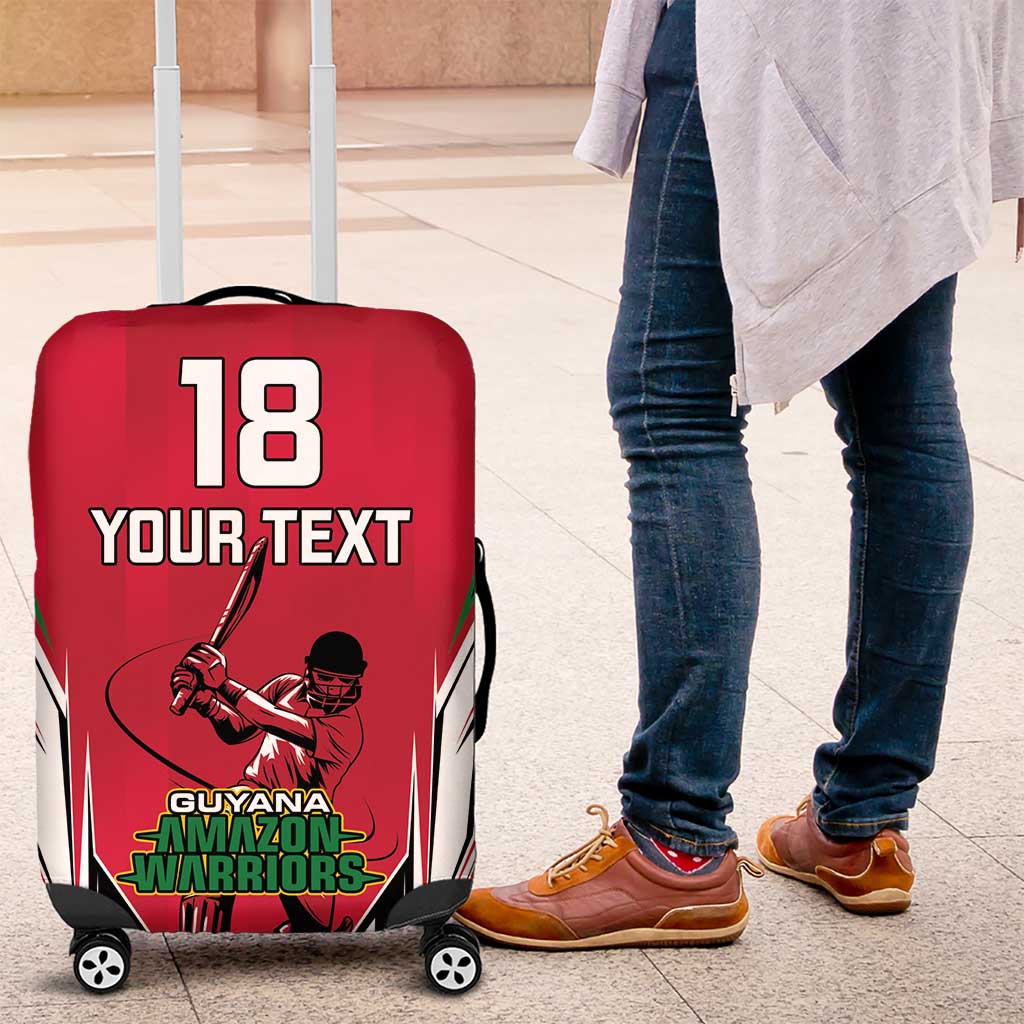 Custom Guyana Cricket Spirit Luggage Cover Amazon Warriors Inspired - Wonder Print Shop