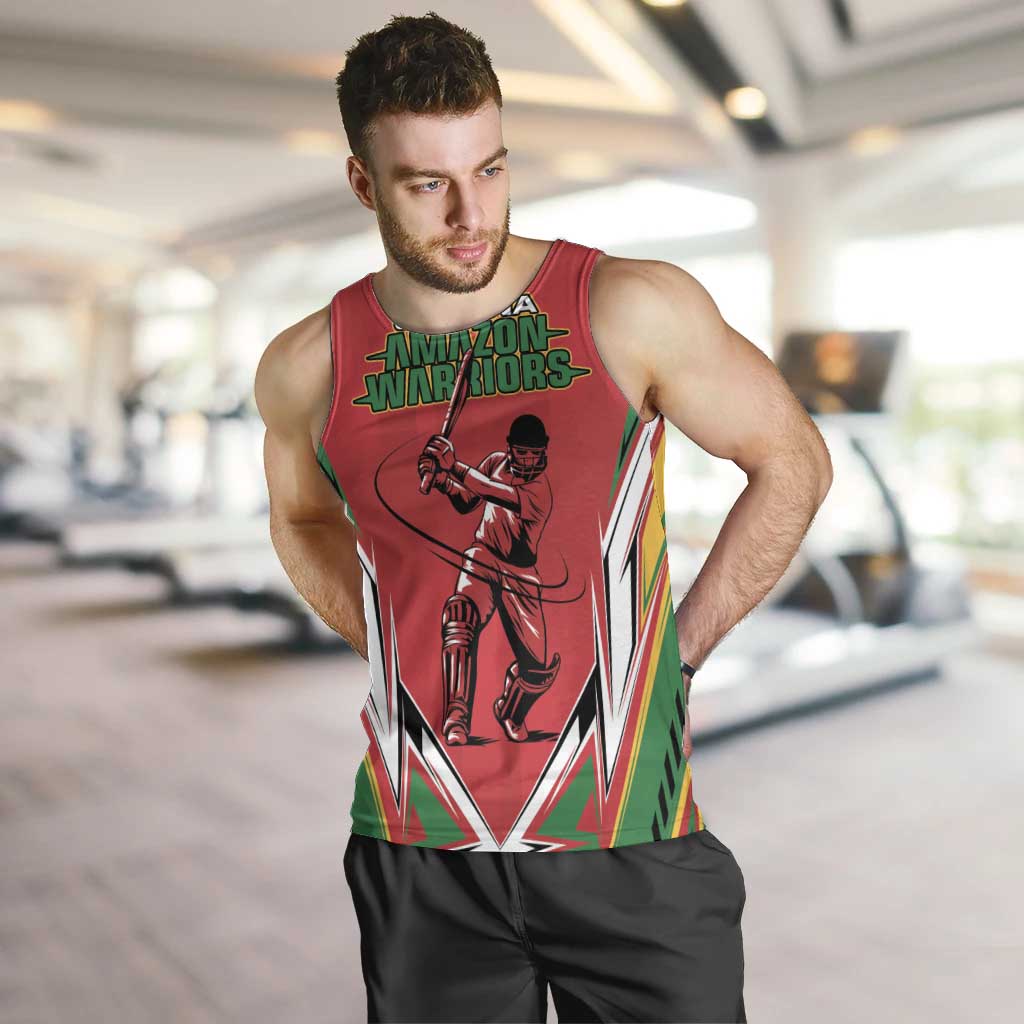 Custom Guyana Cricket Spirit Men Tank Top Amazon Warriors Inspired - Wonder Print Shop