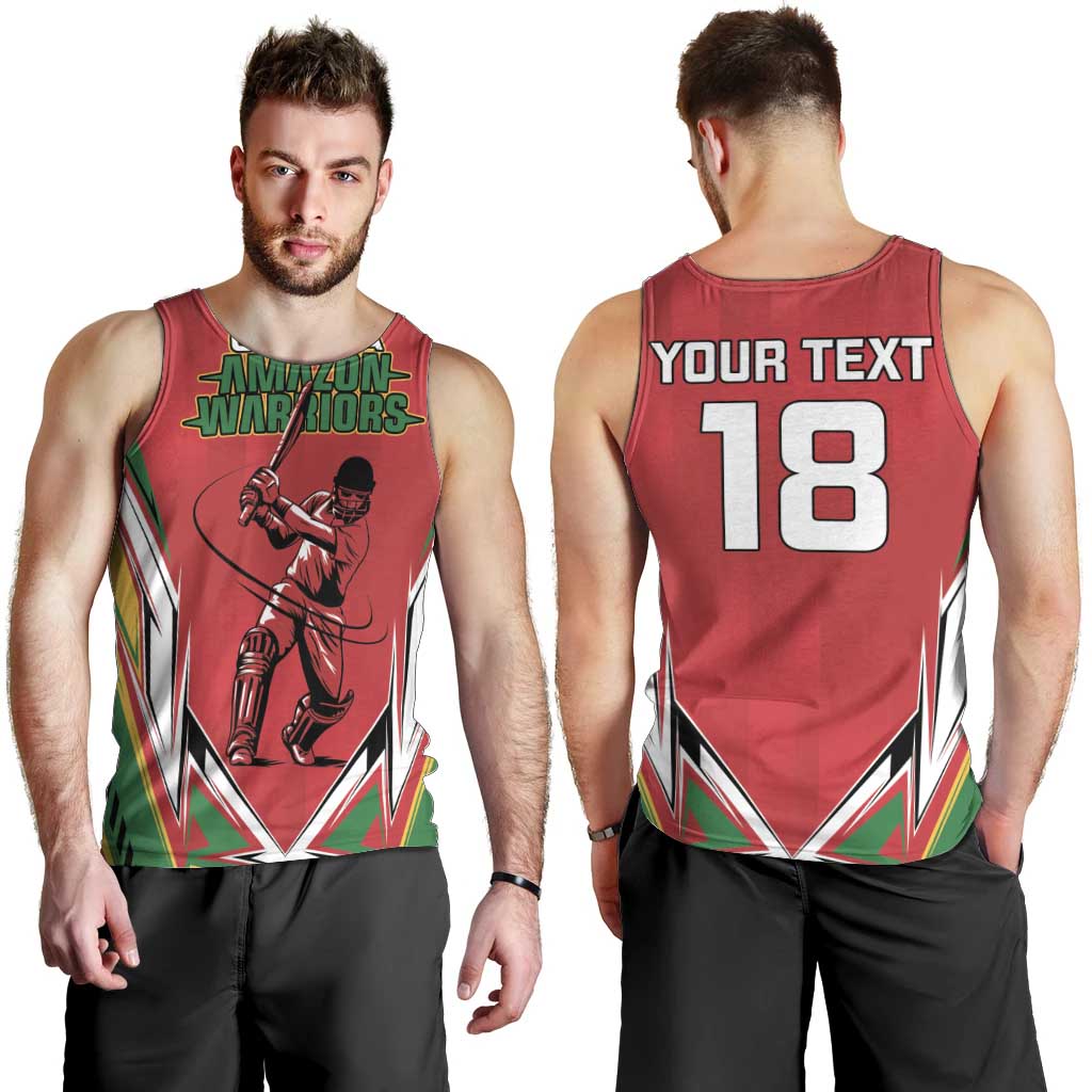 Custom Guyana Cricket Spirit Men Tank Top Amazon Warriors Inspired - Wonder Print Shop