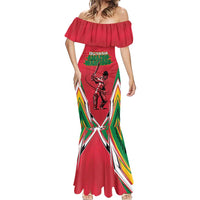 Custom Guyana Cricket Spirit Mermaid Dress Amazon Warriors Inspired - Wonder Print Shop