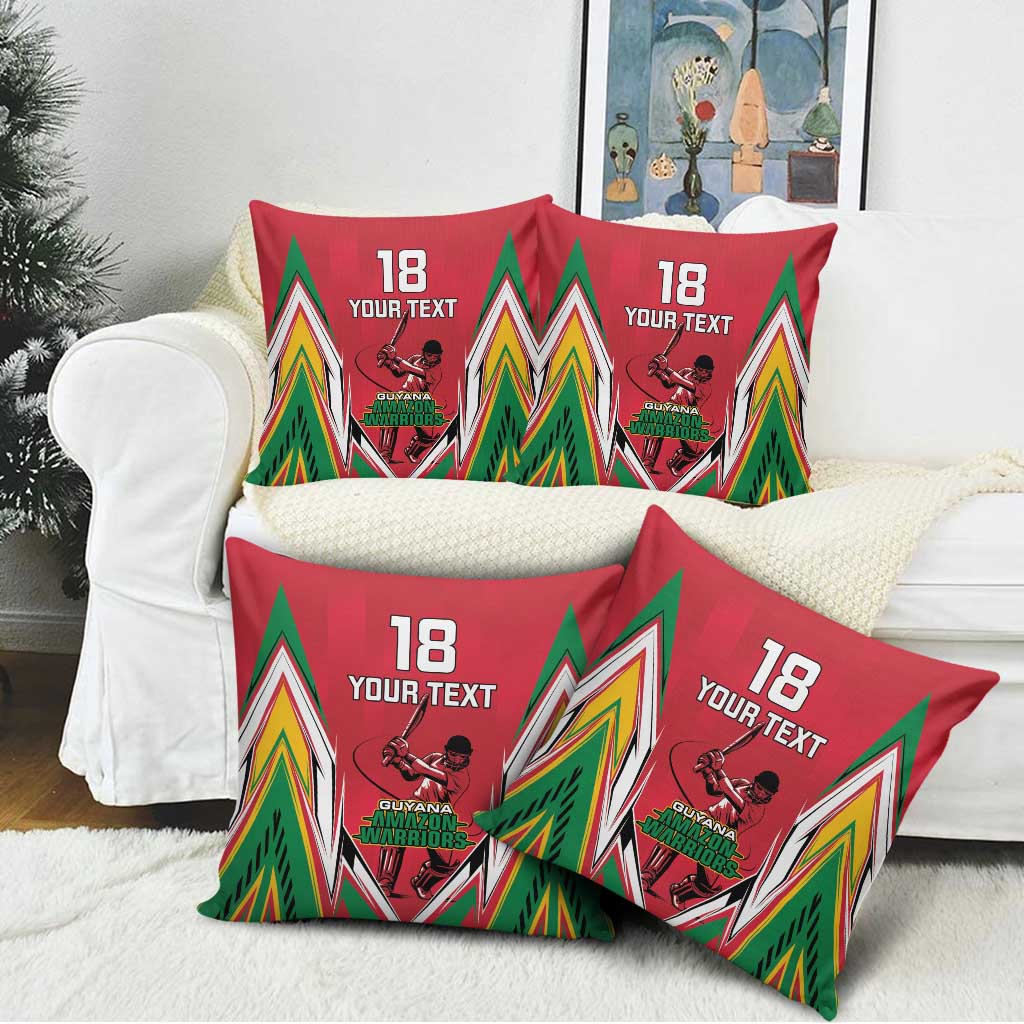 Custom Guyana Cricket Spirit Pillow Cover Amazon Warriors Inspired - Wonder Print Shop
