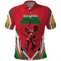 Custom Guyana Cricket Spirit Polo Shirt Amazon Warriors Inspired - Wonder Print Shop