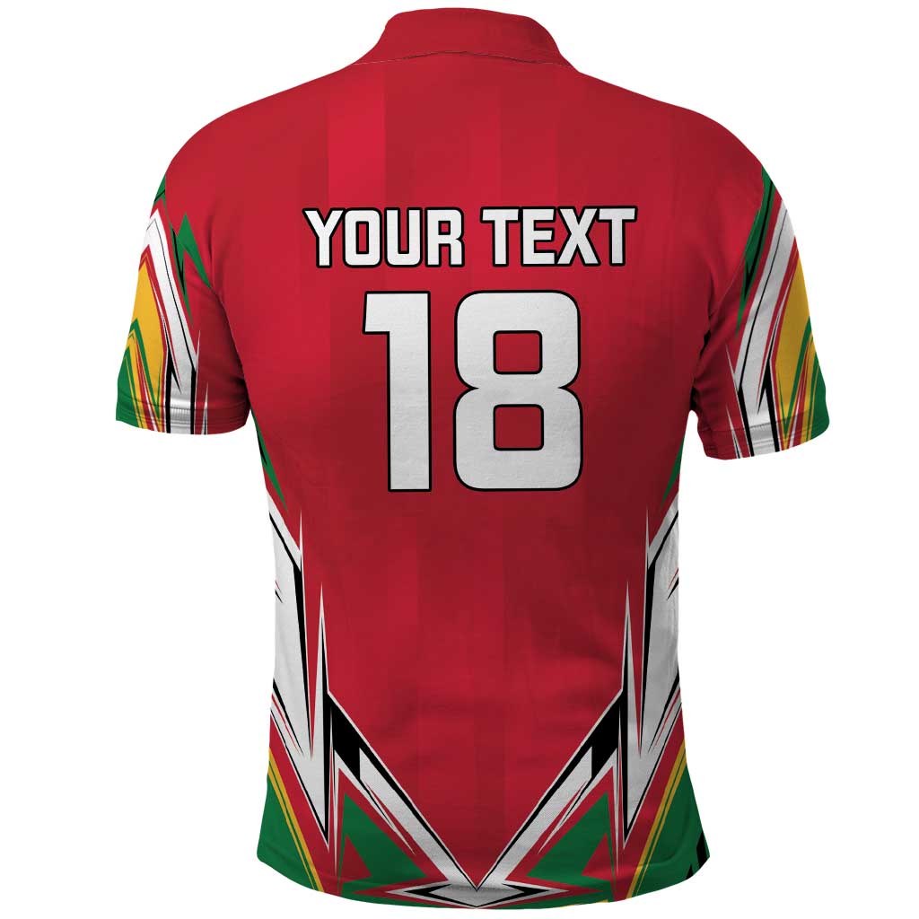 Custom Guyana Cricket Spirit Polo Shirt Amazon Warriors Inspired - Wonder Print Shop