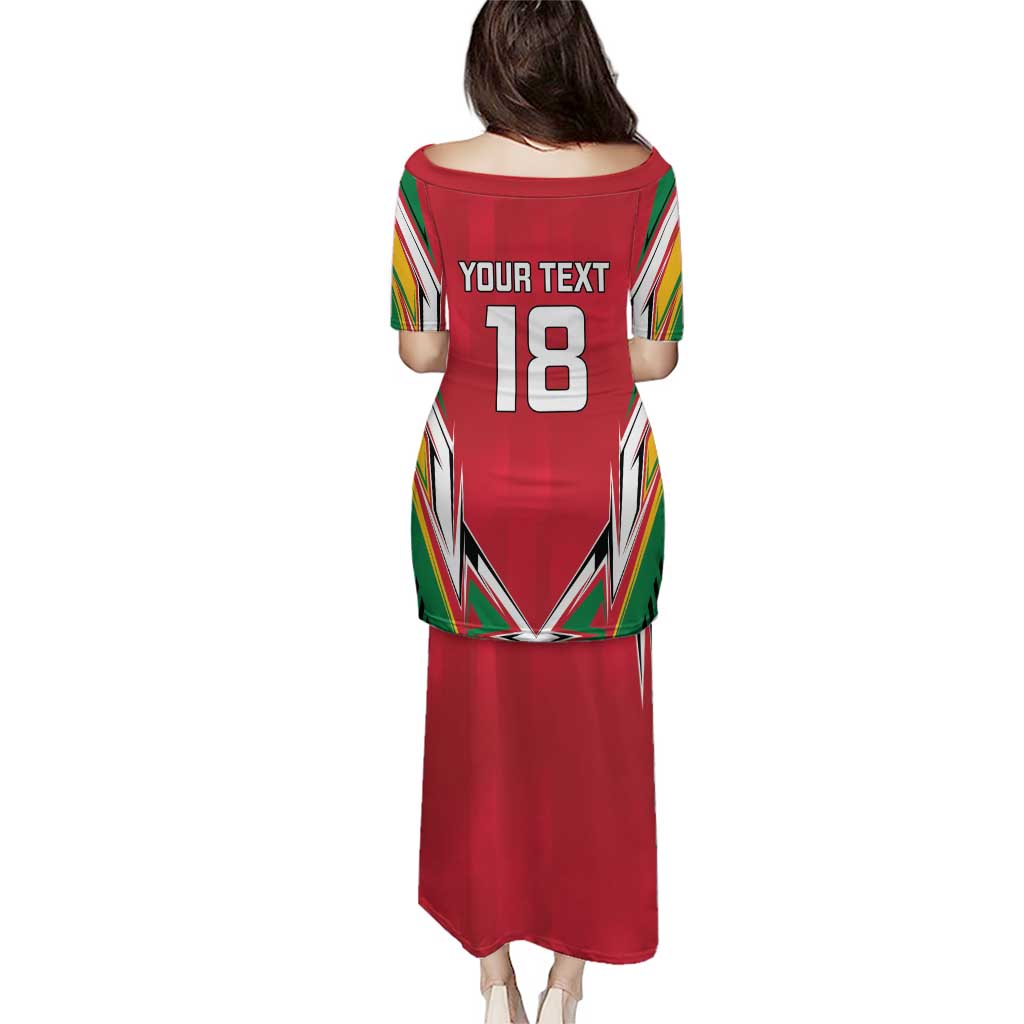 Custom Guyana Cricket Spirit Puletasi Amazon Warriors Inspired - Wonder Print Shop