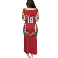 Custom Guyana Cricket Spirit Puletasi Amazon Warriors Inspired - Wonder Print Shop