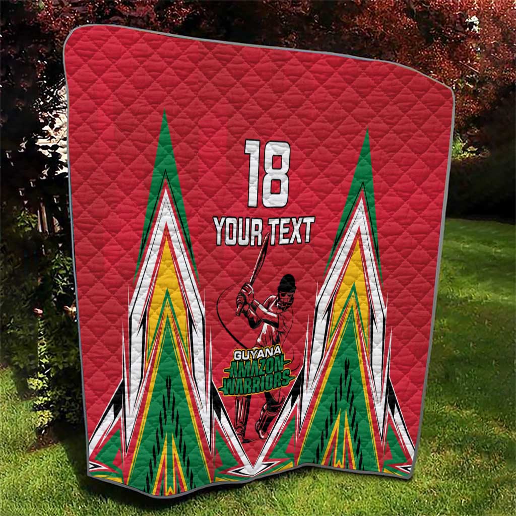 Custom Guyana Cricket Spirit Quilt Amazon Warriors Inspired - Wonder Print Shop