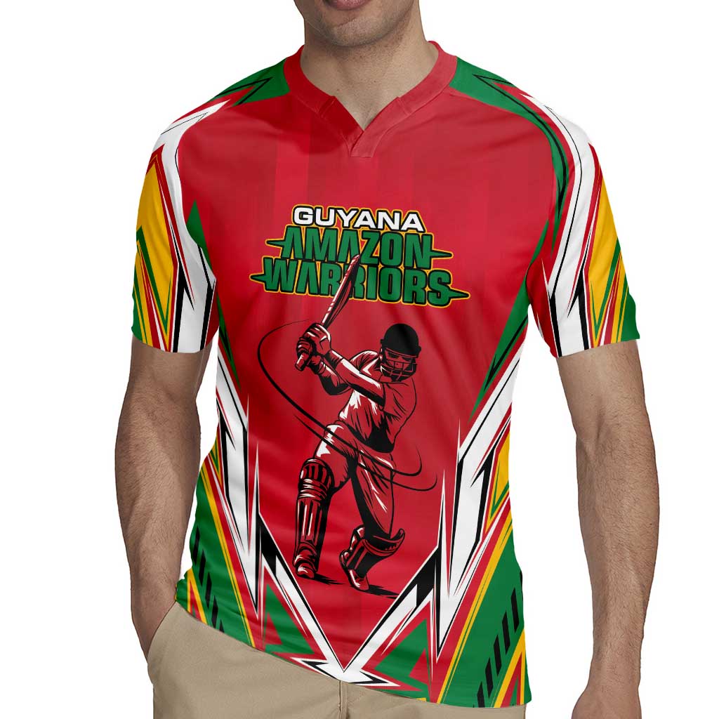 Custom Guyana Cricket Spirit Rugby Jersey Amazon Warriors Inspired - Wonder Print Shop