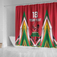 Custom Guyana Cricket Spirit Shower Curtain Amazon Warriors Inspired - Wonder Print Shop