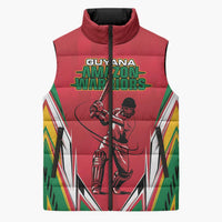 Custom Guyana Cricket Spirit Sleeveless Puffer Jacket Amazon Warriors Inspired - Wonder Print Shop