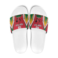 Custom Guyana Cricket Spirit Slide Sandals Amazon Warriors Inspired - Wonder Print Shop