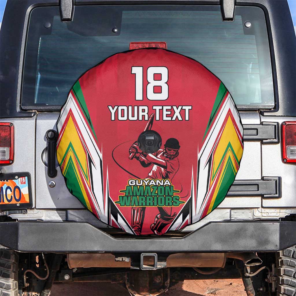 Custom Guyana Cricket Spirit Spare Tire Cover Amazon Warriors Inspired - Wonder Print Shop