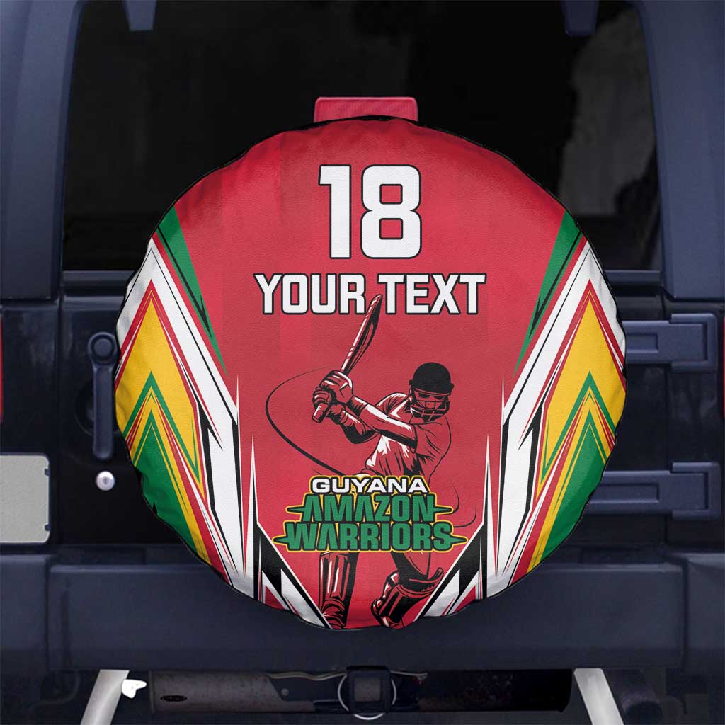 Custom Guyana Cricket Spirit Spare Tire Cover Amazon Warriors Inspired - Wonder Print Shop