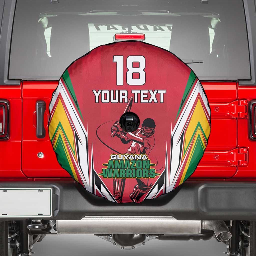 Custom Guyana Cricket Spirit Spare Tire Cover Amazon Warriors Inspired - Wonder Print Shop