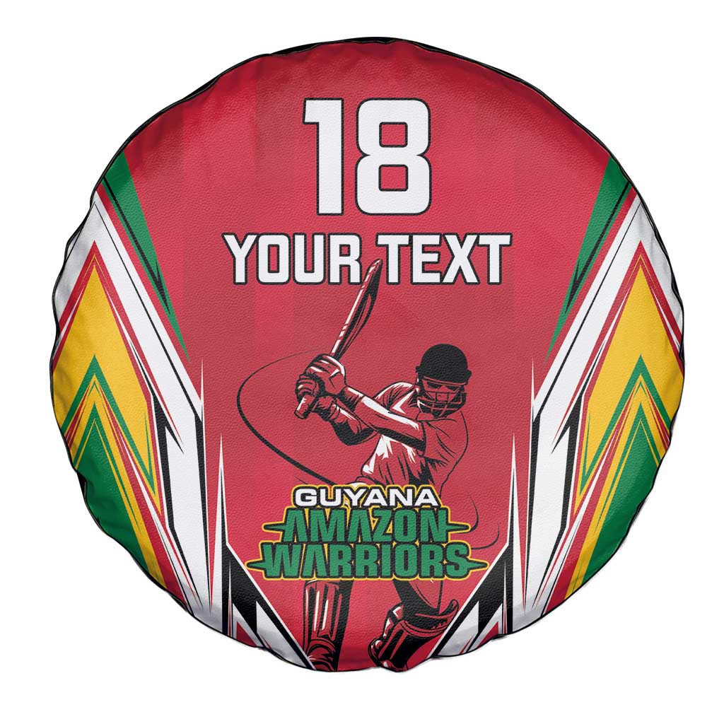 Custom Guyana Cricket Spirit Spare Tire Cover Amazon Warriors Inspired - Wonder Print Shop