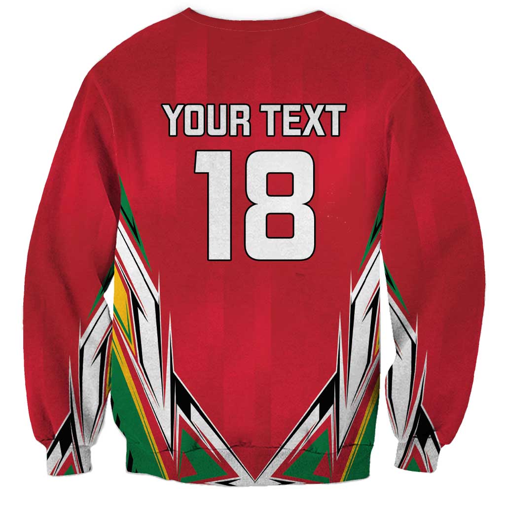 Custom Guyana Cricket Spirit Sweatshirt Amazon Warriors Inspired - Wonder Print Shop