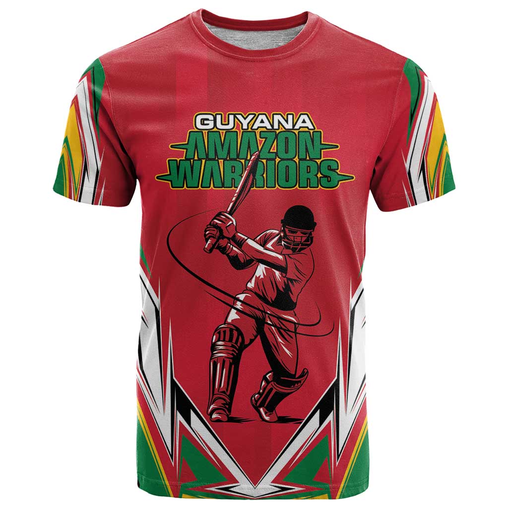 Custom Guyana Cricket Spirit T Shirt Amazon Warriors Inspired - Wonder Print Shop