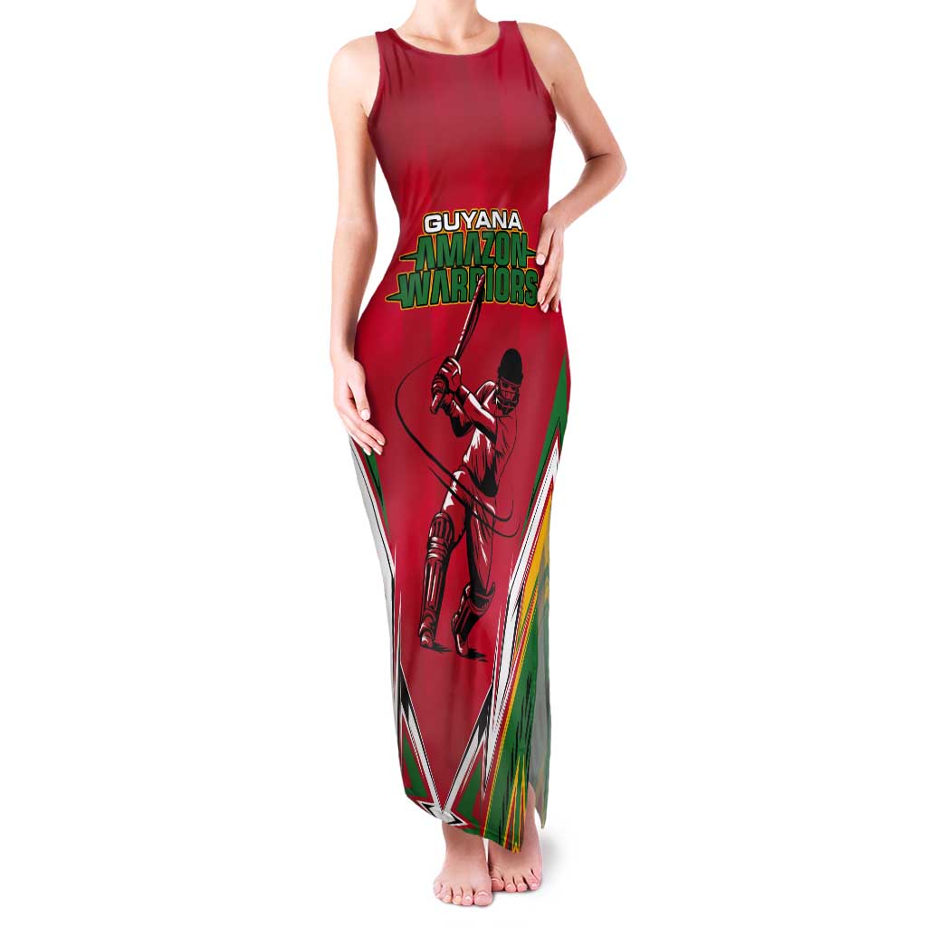 Custom Guyana Cricket Spirit Tank Maxi Dress Amazon Warriors Inspired - Wonder Print Shop