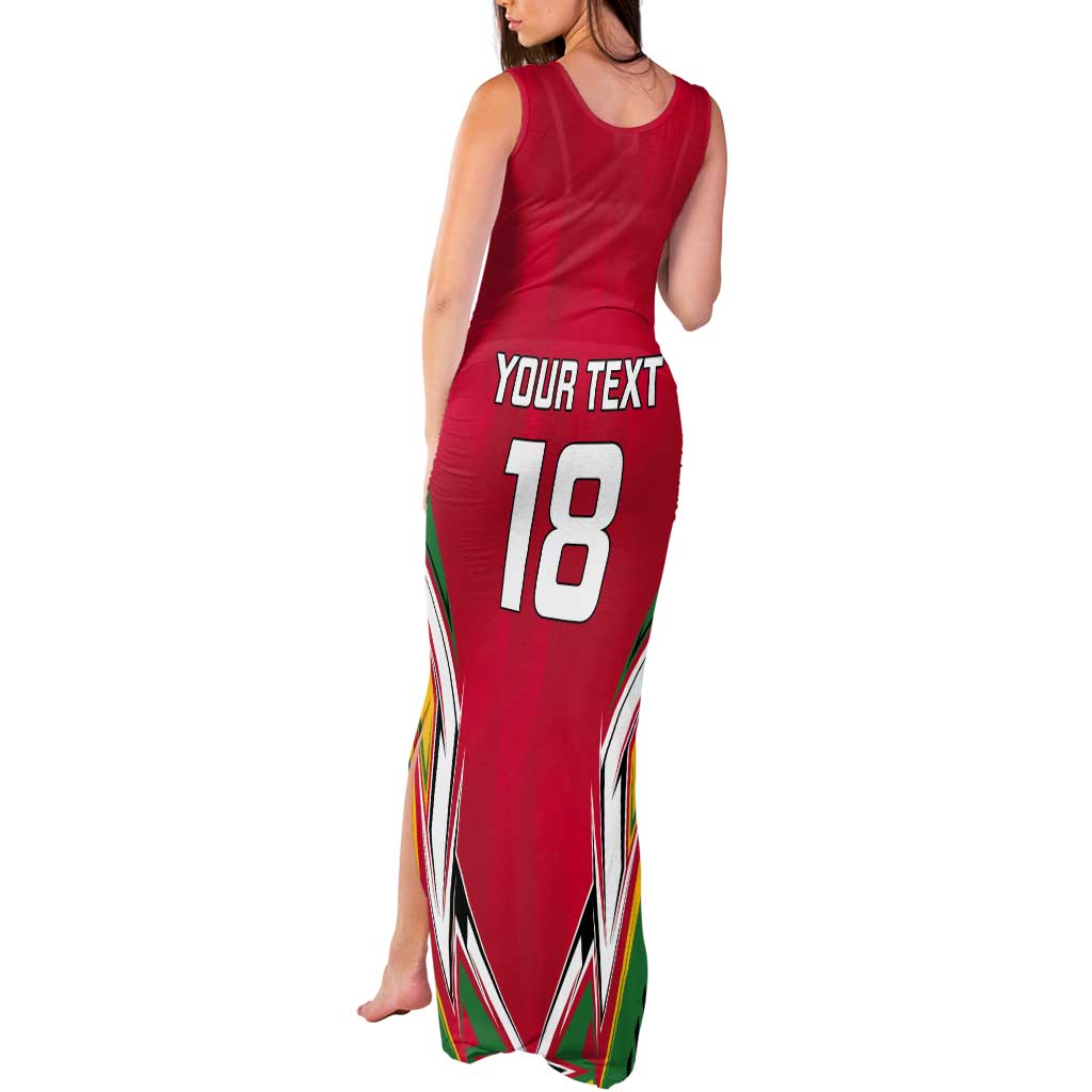Custom Guyana Cricket Spirit Tank Maxi Dress Amazon Warriors Inspired - Wonder Print Shop