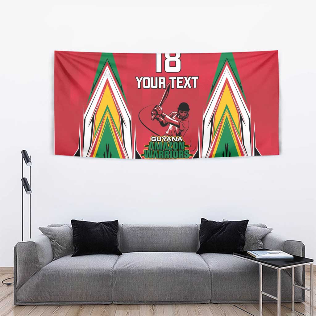 Custom Guyana Cricket Spirit Tapestry Amazon Warriors Inspired - Wonder Print Shop
