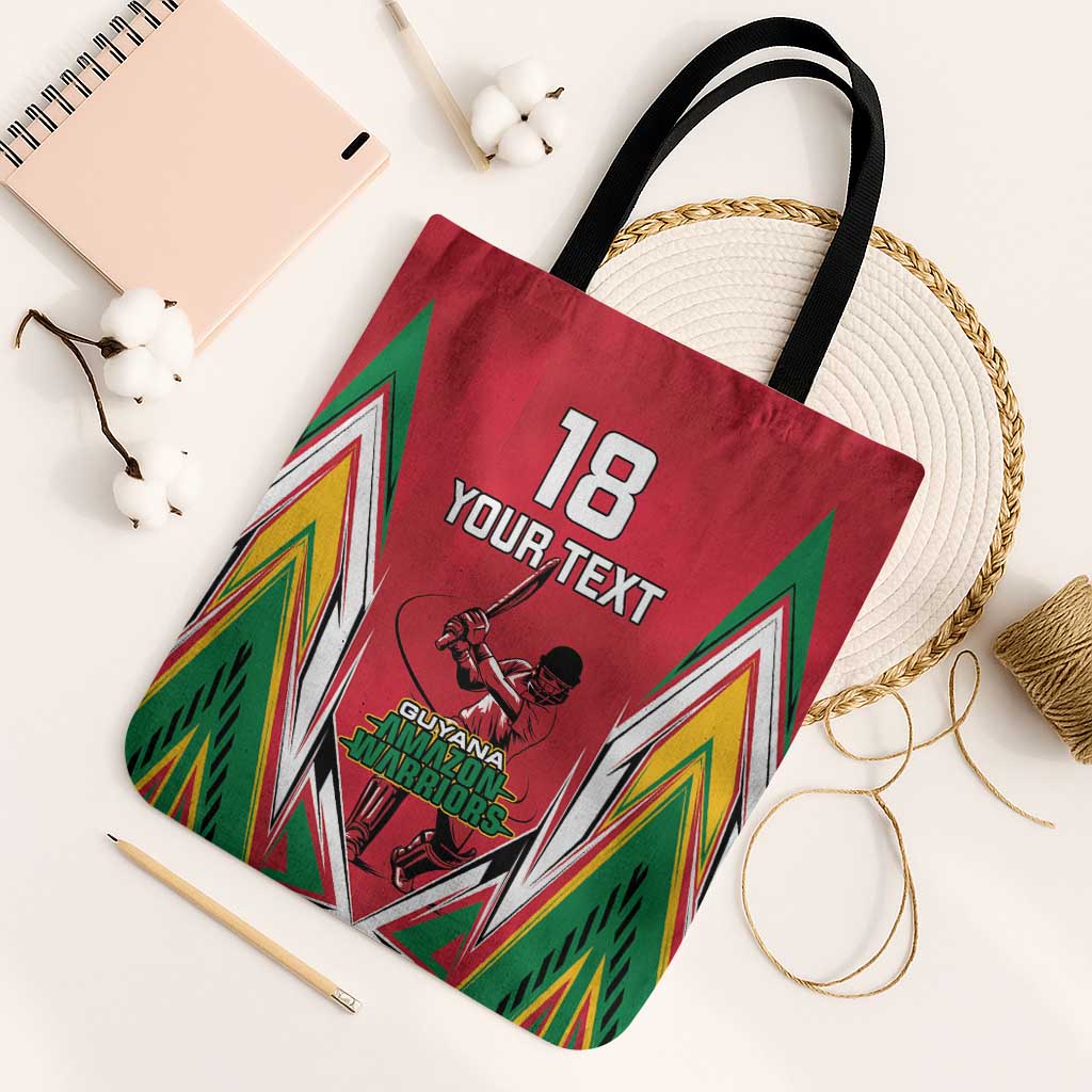 Custom Guyana Cricket Spirit Tote Bag Amazon Warriors Inspired - Wonder Print Shop