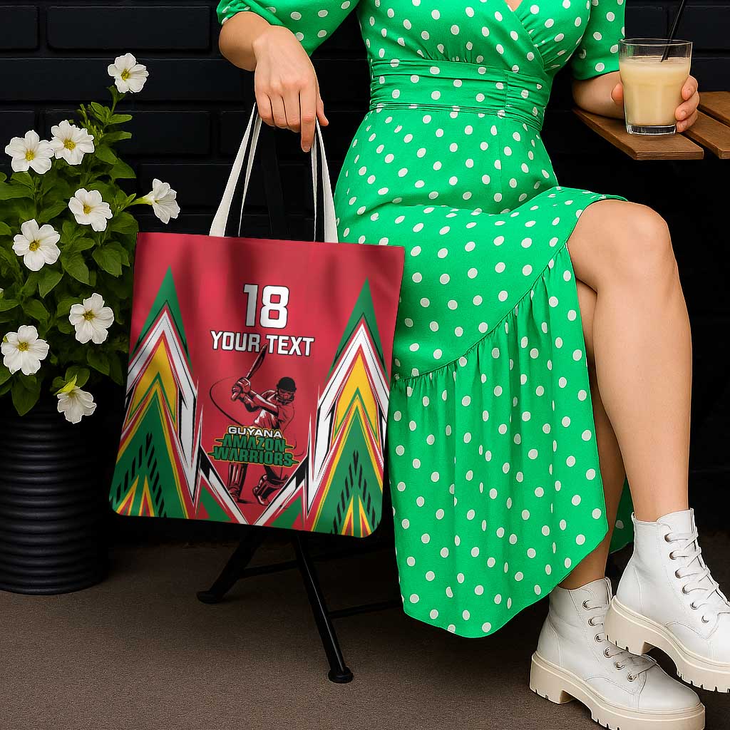 Custom Guyana Cricket Spirit Tote Bag Amazon Warriors Inspired - Wonder Print Shop