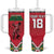Custom Guyana Cricket Spirit Tumbler With Handle Amazon Warriors Inspired - Wonder Print Shop