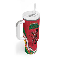 Custom Guyana Cricket Spirit Tumbler With Handle Amazon Warriors Inspired - Wonder Print Shop