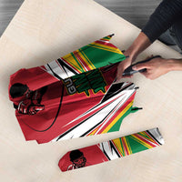 Custom Guyana Cricket Spirit Umbrella Amazon Warriors Inspired - Wonder Print Shop