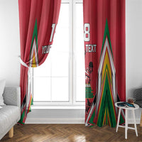 Custom Guyana Cricket Spirit Window Curtain Amazon Warriors Inspired - Wonder Print Shop