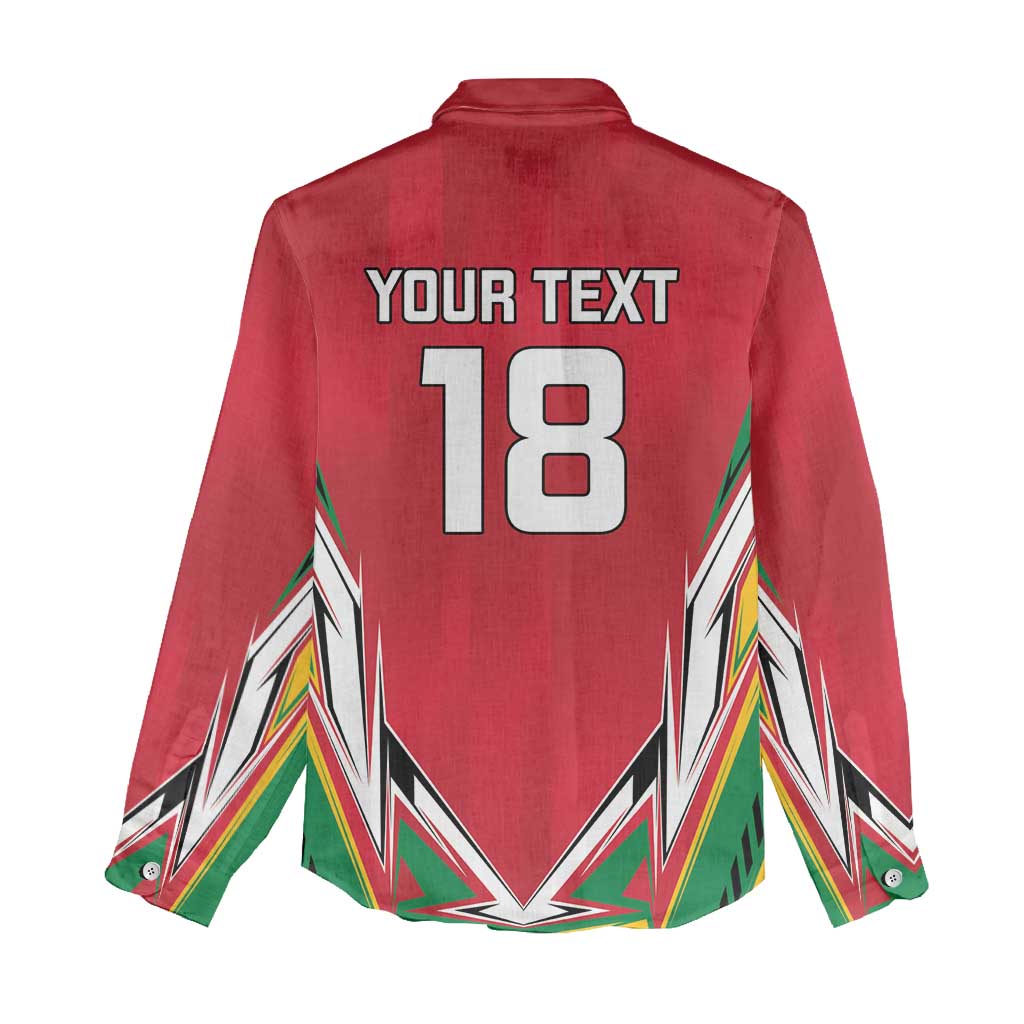 Custom Guyana Cricket Spirit Women Casual Shirt Amazon Warriors Inspired - Wonder Print Shop