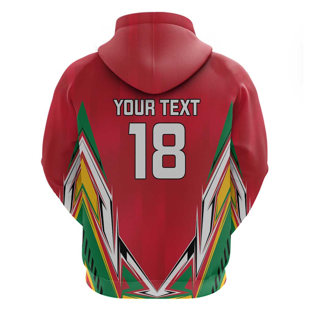 Custom Guyana Cricket Spirit Zip Hoodie Amazon Warriors Inspired - Wonder Print Shop