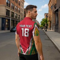 Custom Guyana Cricket Spirit Zipper Polo Shirt Amazon Warriors Inspired - Wonder Print Shop