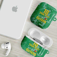 Custom Guyana Football AirPods Case One Team One Game Green Version - Wonder Print Shop