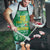 Custom Guyana Football Apron One Team One Game Green Version - Wonder Print Shop
