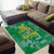 Custom Guyana Football Area Rug One Team One Game Green Version - Wonder Print Shop