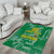 Custom Guyana Football Area Rug One Team One Game Green Version - Wonder Print Shop