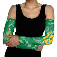 Custom Guyana Football Arm Sleeves One Team One Game Green Version - Wonder Print Shop