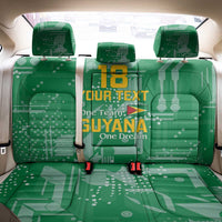Custom Guyana Football Back Car Seat Cover One Team One Game Green Version - Wonder Print Shop