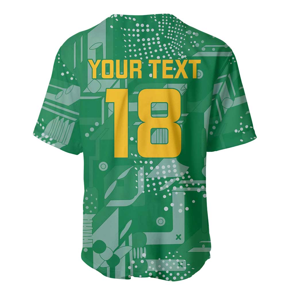 Custom Guyana Football Baseball Jersey One Team One Game Green Version - Wonder Print Shop