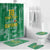 Custom Guyana Football Bathroom Set One Team One Game Green Version - Wonder Print Shop