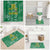 Custom Guyana Football Bathroom Set One Team One Game Green Version - Wonder Print Shop