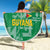 Custom Guyana Football Beach Blanket One Team One Game Green Version - Wonder Print Shop