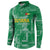 Custom Guyana Football Button Sweatshirt One Team One Game Green Version - Wonder Print Shop