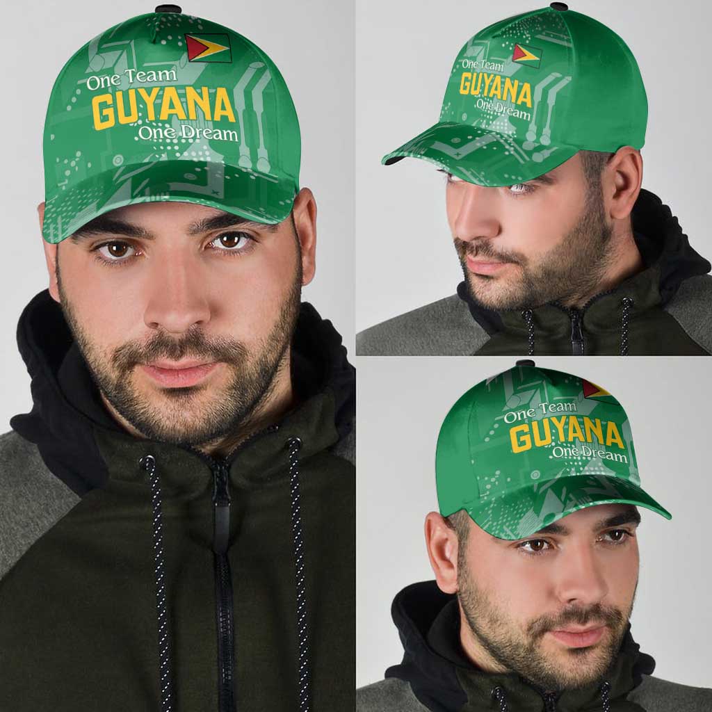 Guyana Football Classic Cap One Team One Game Green Version - Wonder Print Shop