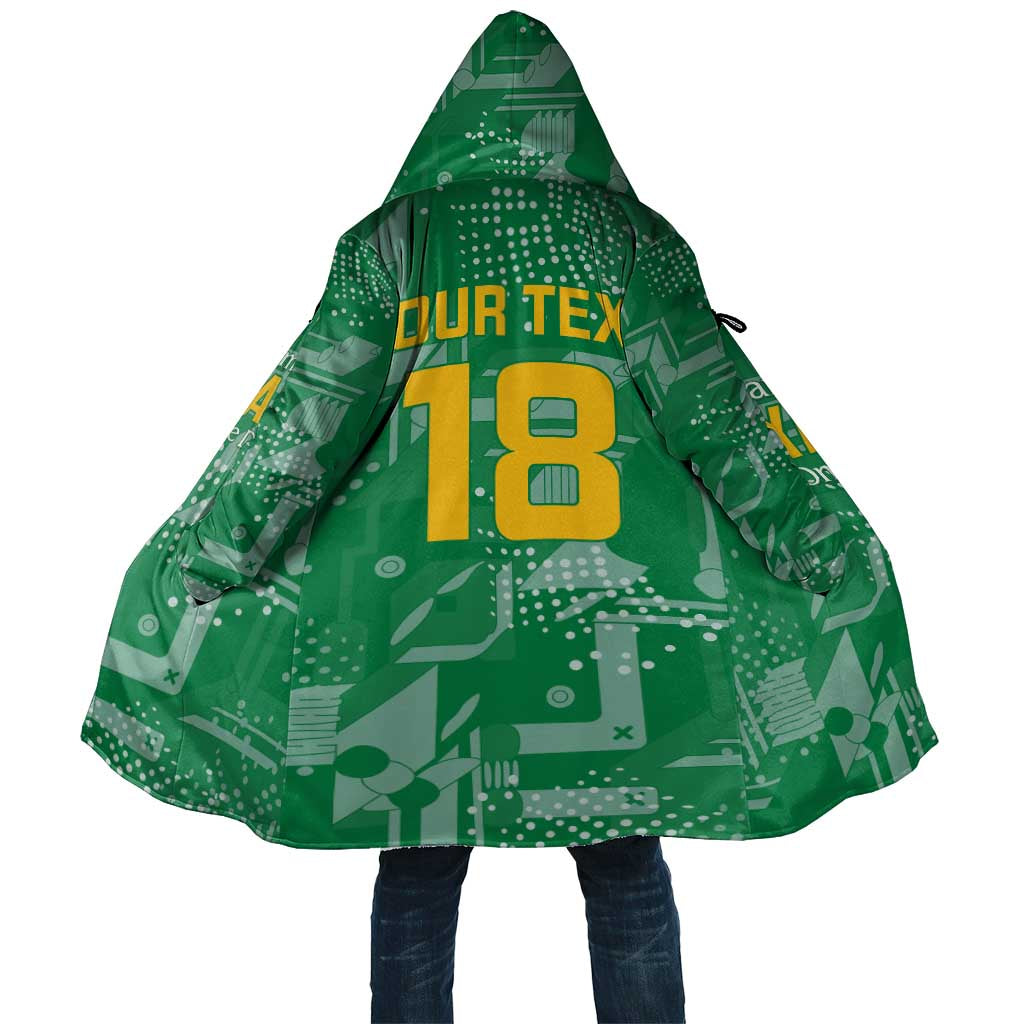 Custom Guyana Football Cloak One Team One Game Green Version - Wonder Print Shop