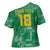 Custom Guyana Football Cross Shoulder Shirt One Team One Game Green Version - Wonder Print Shop