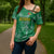 Custom Guyana Football Cross Shoulder Shirt One Team One Game Green Version - Wonder Print Shop