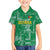 Custom Guyana Football Family Matching Off The Shoulder Long Sleeve Dress and Hawaiian Shirt One Team One Game Green Version - Wonder Print Shop