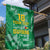 Custom Guyana Football Garden Flag One Team One Game Green Version - Wonder Print Shop