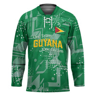Custom Guyana Football Hockey Jersey One Team One Game Green Version - Wonder Print Shop